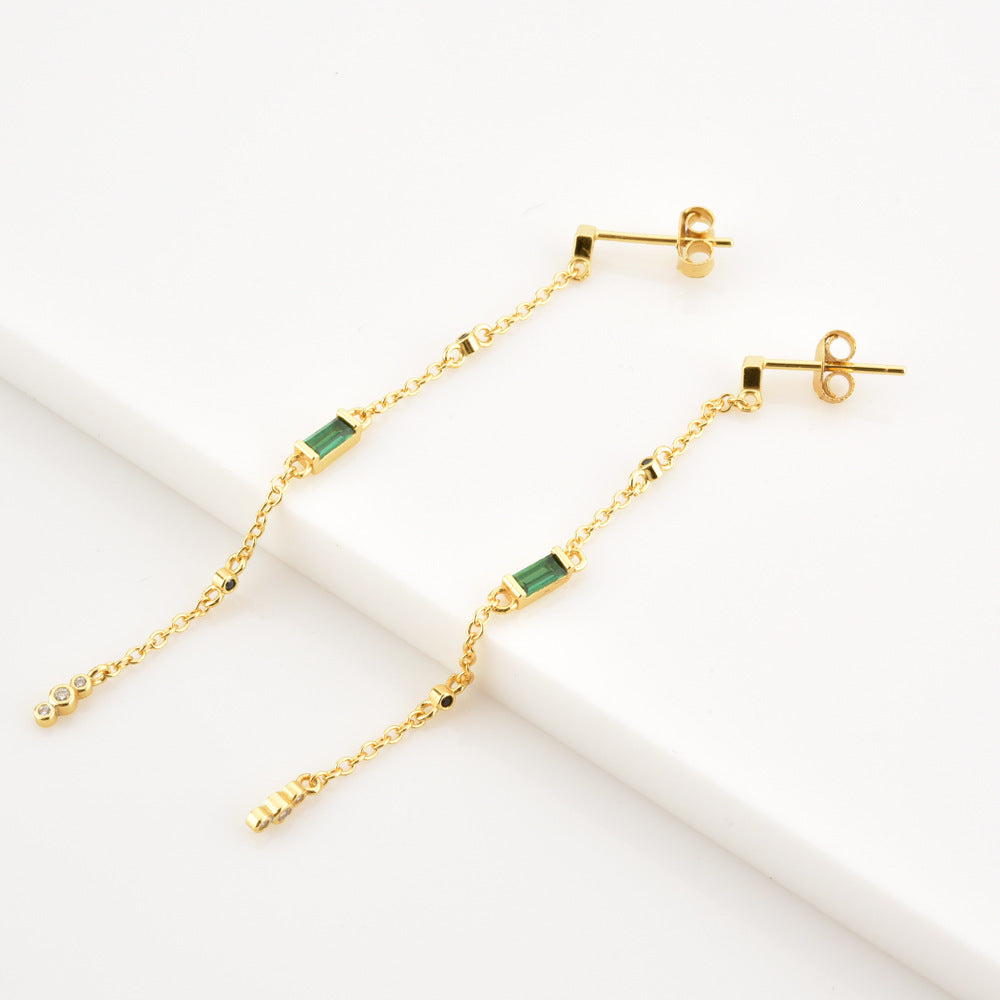 Women's Fashion Personality One-line Hanging Earrings – Stylish Gifts — 1