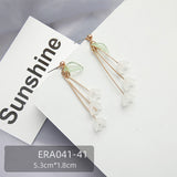 Korean Simple Immortal Petal Earrings Female Fashion – Stylish Gifts — 6