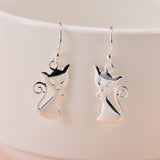 S925 Sterling Silver Simple And Stylish Personality – Cat Lover Gifts — 4