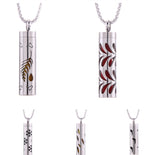 Cylinder Aromatherapy Pendant Titanium Steel – Jewelry Gift Ideas — 12
