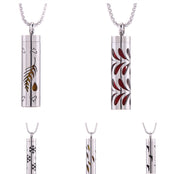 Cylinder Aromatherapy Pendant Titanium Steel – Jewelry Gift Ideas — 12