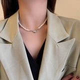 Baroque Natural Pearl Necklace Women's Love – Jewelry Gift Ideas — 3