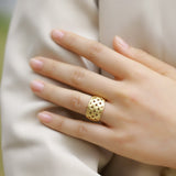 Chinese Retro Trendy Mesh Ring – Practical Gifts — 1