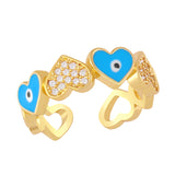 Women's Creative Eye Love Ring Simple – Gifts for Her — 6