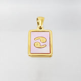 Stainless Steel Square Shell Zodiac Necklace – Jewelry Gift Ideas — 11