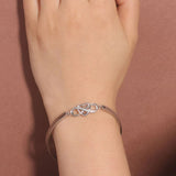 Infinity Heart Bracelet Bangle Crystal Love – Jewelry Gift Ideas — 4