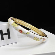 Museum Enamel Fine Floral Bracelet – Jewelry Gift Ideas — 13