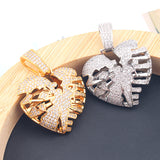 Broken Heart Pendant Hip Hop – Jewelry Gift Ideas — 1