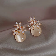 Cat's Eye Earrings Drop Female Earrings Studs All – Stylish Gifts — 7