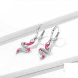 Silver Charm Platinum Plated Exquisite Spirit Snake – Birthday Gifts — 2