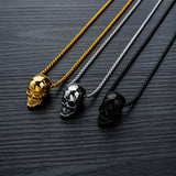 Classic Simple Versatile Stainless Steel Skull – Jewelry Gift Ideas — 1