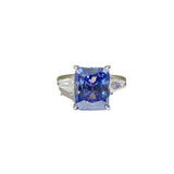 Sapphire Blue Ledean 5 Karat Moissanite Ring – Useful Gifts — 6