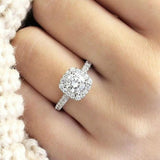 Hearts And Arrows Simulated Diamond Engagement – Gifts for Couples — 2