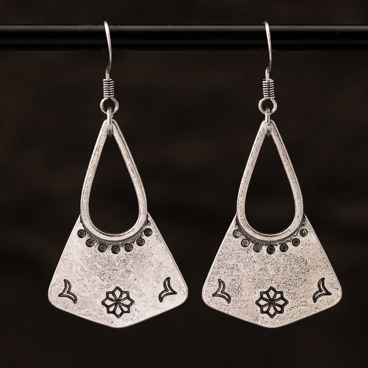 Women's Vintage Water Drop Scallop Earrings – Gifts for Her — 3