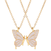 2pcs Oil Drip Butterfly Necklace Ins Creative – Jewelry Gift Ideas — 5