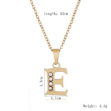 Diamond Necklace With English Letters – Jewelry Gift Ideas — 16