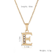 Diamond Necklace With English Letters – Jewelry Gift Ideas — 16