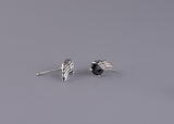S925 Silver Retro Unisex Fashion Angel Wings Stud – Stylish Gifts — 9