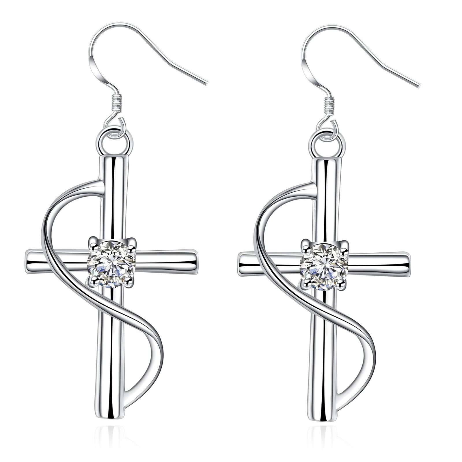 Cross-border Popular Elongated Cross Earrings – Unique Gift Ideas — 1