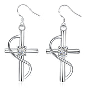 Cross-border Popular Elongated Cross Earrings – Unique Gift Ideas — 1