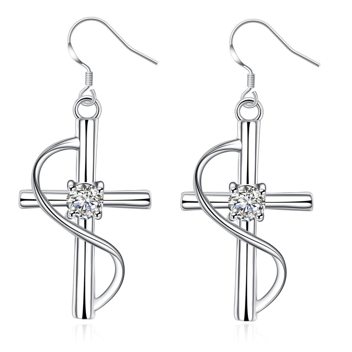 Cross-border Popular Elongated Cross Earrings – Unique Gift Ideas — 1