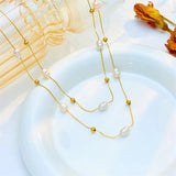 Double-layer Pearl Necklace Temperament Entry Lux – Jewelry Gift Ideas — 3