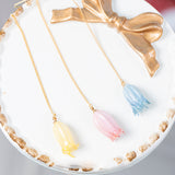 Creative Fashion Color Preserved Flower Earrings – Stylish Gifts — 1