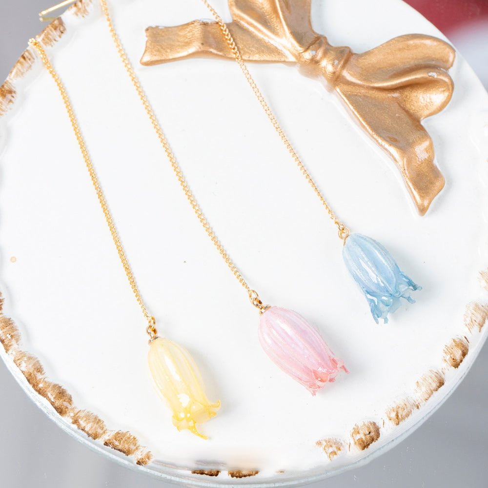 Creative Fashion Color Preserved Flower Earrings – Stylish Gifts — 1