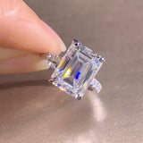 Princess Square Fashion Wild Rock Candy Wedding Ring – Stylish Gifts — 6