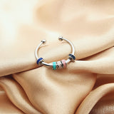 Drip Oil Spinning Bead Anxiety Ring – Stylish Gifts — 11