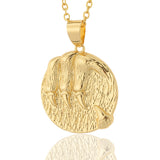 Twelve Constellations Pendant Copper Plated 18K – Jewelry Gift Ideas — 6