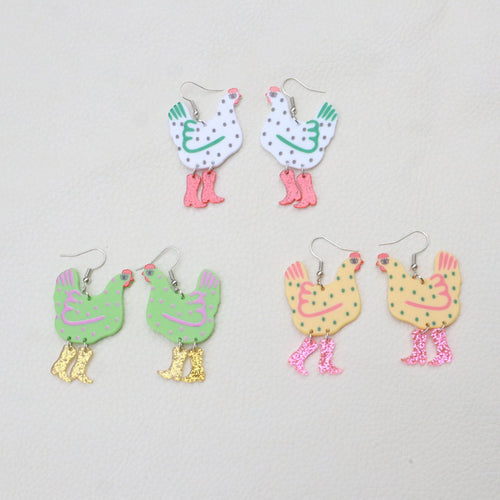 Acrylic Earrings Funny High Heels – Birthday Gifts — 1
