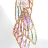 Japanese Handmade Gradient Butterfly Earrings – Stylish Gifts — 3