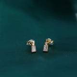 Limited Luxury Light Earrings Women T Square White – Gifts for Her — 4