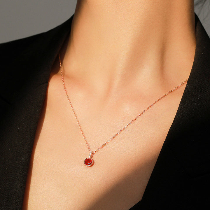 S925 Sterling Silver Zircon Necklace For Women – Jewelry Gift Ideas — 1