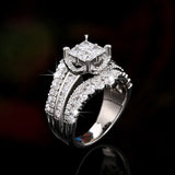 Square Stitching Crown Ring For Women – Gifts for Her — 3