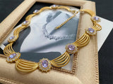 Women's Hepburn Style Lace Full Zirconia Necklace – Jewelry Gift Ideas — 3