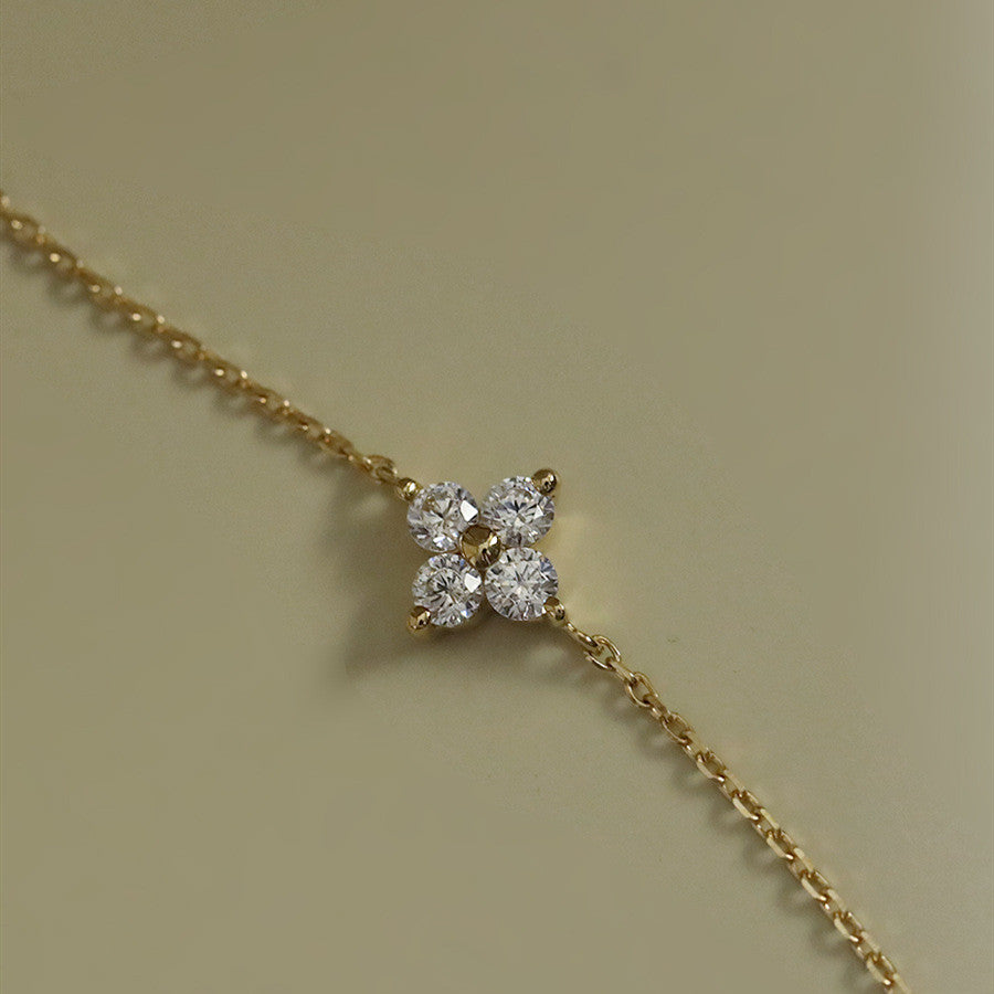 S925 Silver Gilded Sterling Bracelet For Women – Jewelry Gift Ideas — 1