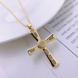 Niche Personality Hip Hop Mens Cross Necklace – Jewelry Gift Ideas — 2