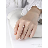 Zircon Guan S925 Sterling SilverFemale Ring – Holiday Gift Ideas — 4