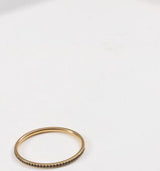 Fine 40 Zircon Half Ring Micro-inlaid Ring – Practical Gifts — 20
