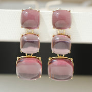 Geometric Candy Clavicle Necklace And Earrings – Jewelry Gift Ideas — 12