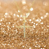 Angel Wings Cross Pendant Necklace For Woman – Jewelry Gift Ideas — 5