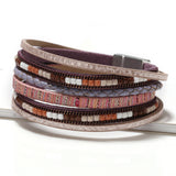 Bead Women's Leather Multi-layer Handmade Braided – Gifts for Her — 3