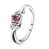 Creative Simple Silver Plated Rose Ring – Thoughtful Gifts — 2