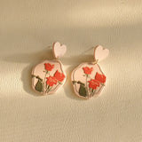Ins Wind Color Design Girl Cute Simple Earrings – Gifts for Kids — 2