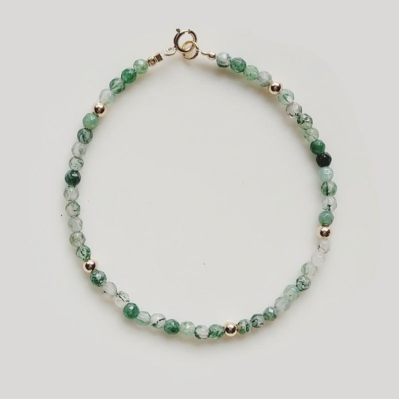 Women's Niche Natural Green Crystal Bracelet – Jewelry Gift Ideas — 1