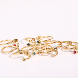 Constellation Symbol Birthstone Ring – Holiday Gift Ideas — 8