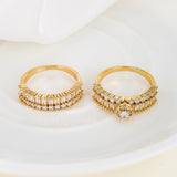 Men And Women Personality Couple Zircon Ring – Gifts for Her — 4