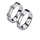 Titanium Steel Couple Ring I LOVE YOU Engagement – Gifts for Couples — 8